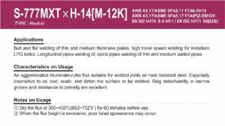 Thuốc hàn F7A(P)Z-EM12K